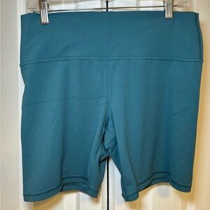 Athleta - Women's Teal Bike Shorts in Size XL
